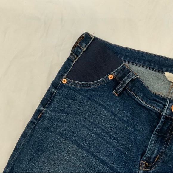 Ingrid & Isabel Maternity Ankle Jeans Stretch Side Panels Medium Wash 
32x28.5 - Picture 5 of 13